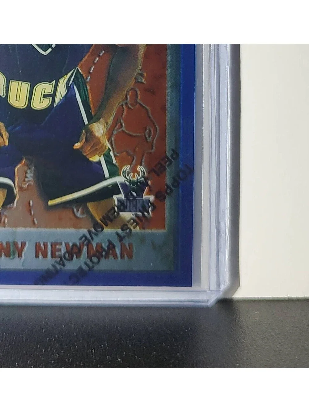 Johnny Newman 1995-96 Topps Finest NBA #249 Card Milwaukee Bucks